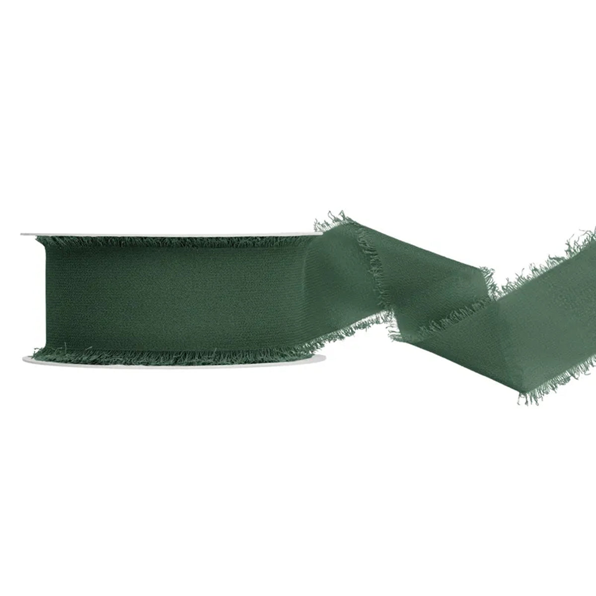 1 Chiffonband - Flaschengrün - 40mm