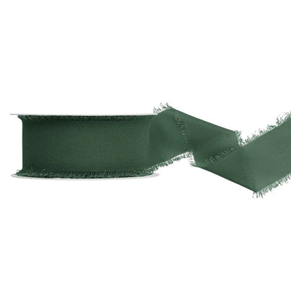 1 Chiffonband - Flaschengrün - 40mm