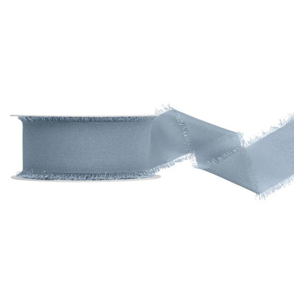 1 Chiffonband - Hell-nebel-blau - 40mm