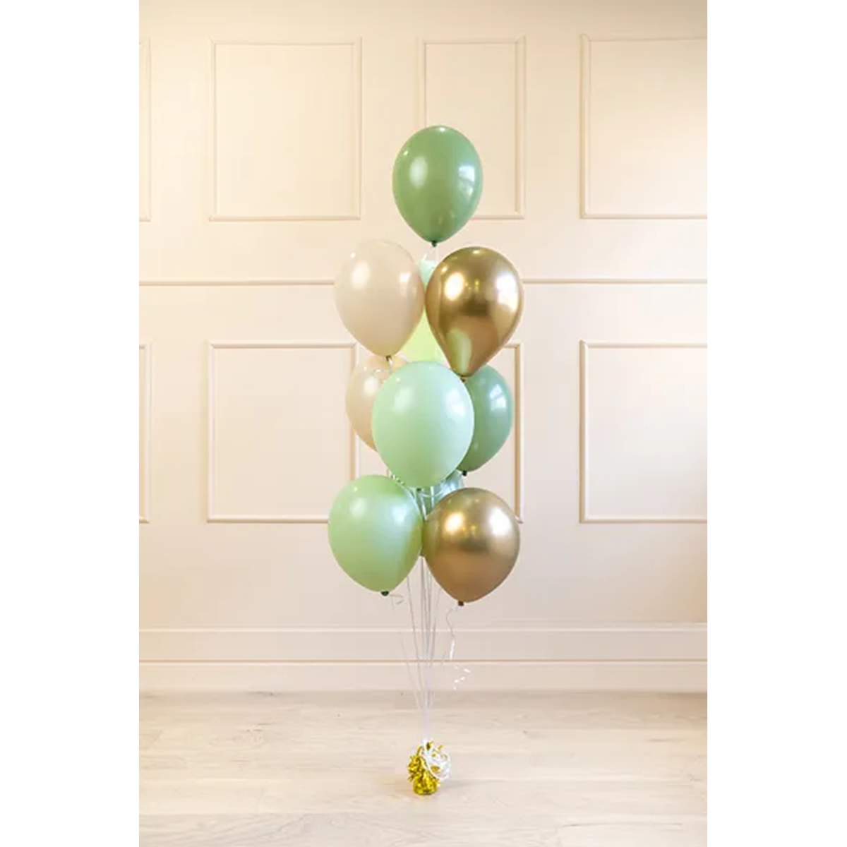 10 Luftballons - Ø 27cm & 30cm - Pastel Pistazien & Rosmarin