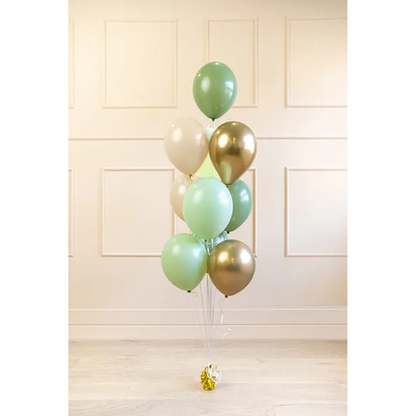10 Luftballons - Ø 27cm & 30cm - Pastel Pistazien & Rosmarin
