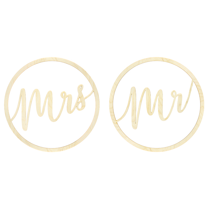 1 Dekoset - Hanging - Mr. & Mrs.
