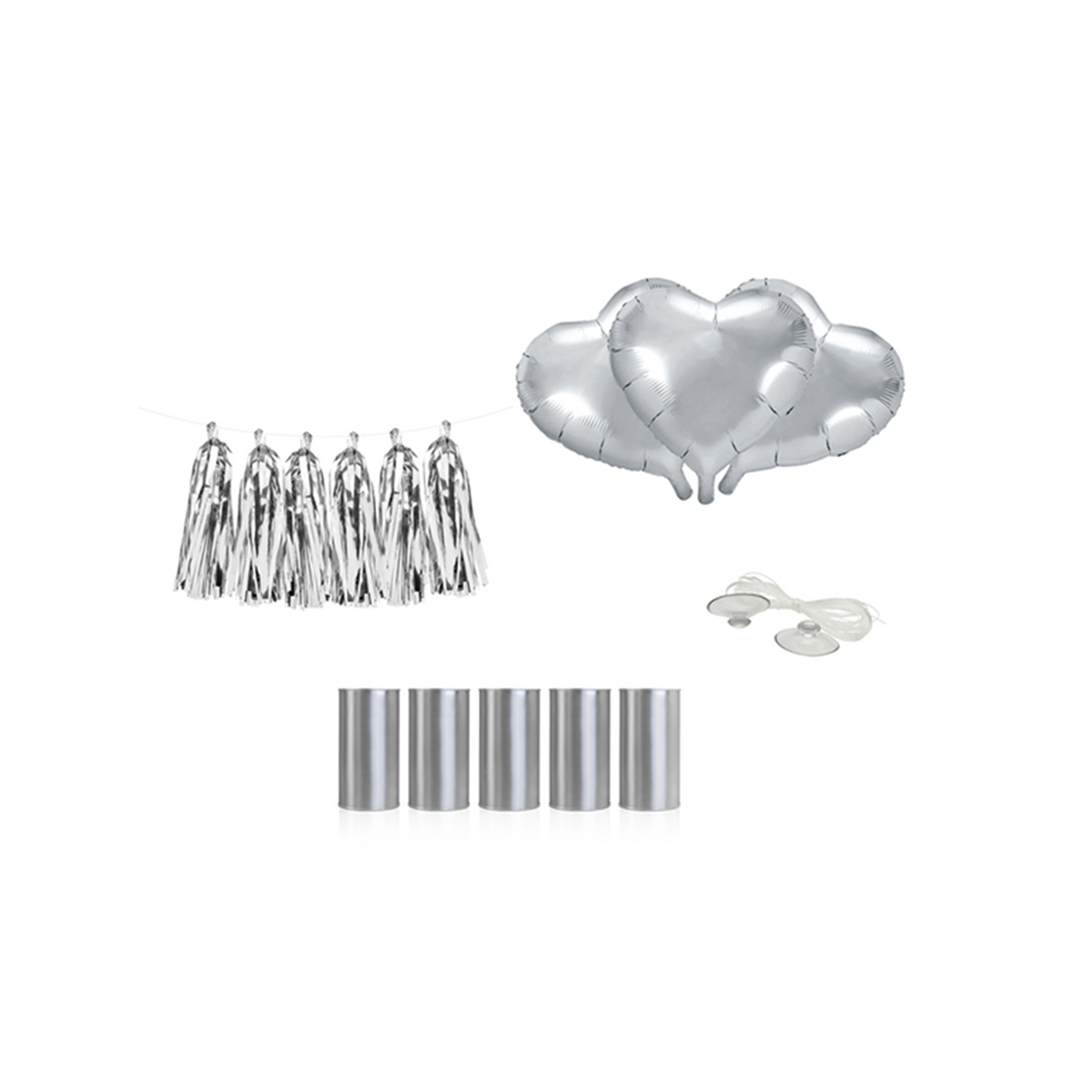 1 Autodekoration Set - Hearts