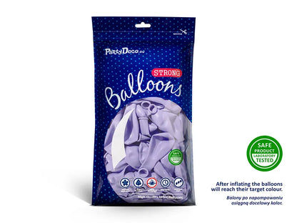 100 Luftballons - Ø 30cm - Pastell - Lavendel