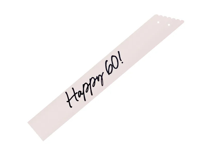 1 Schärpe - Happy 60 - Creme